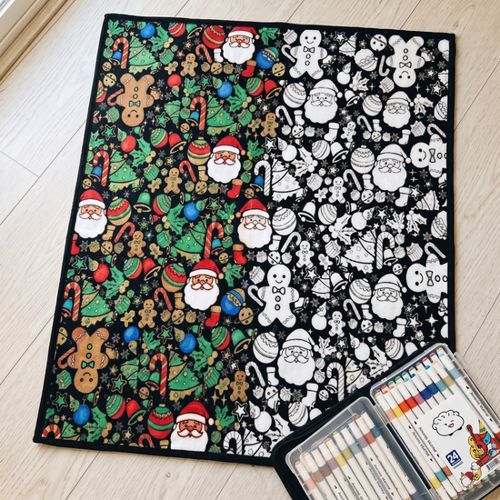 ColorMas Christmas Coloring Blanket