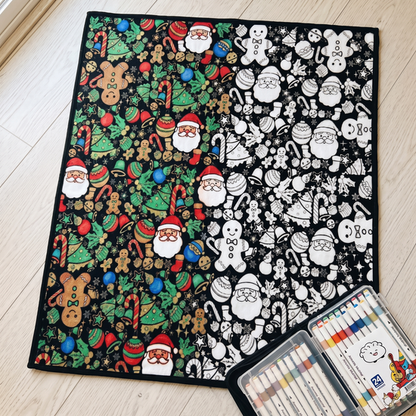ColorMas Christmas Coloring Blanket